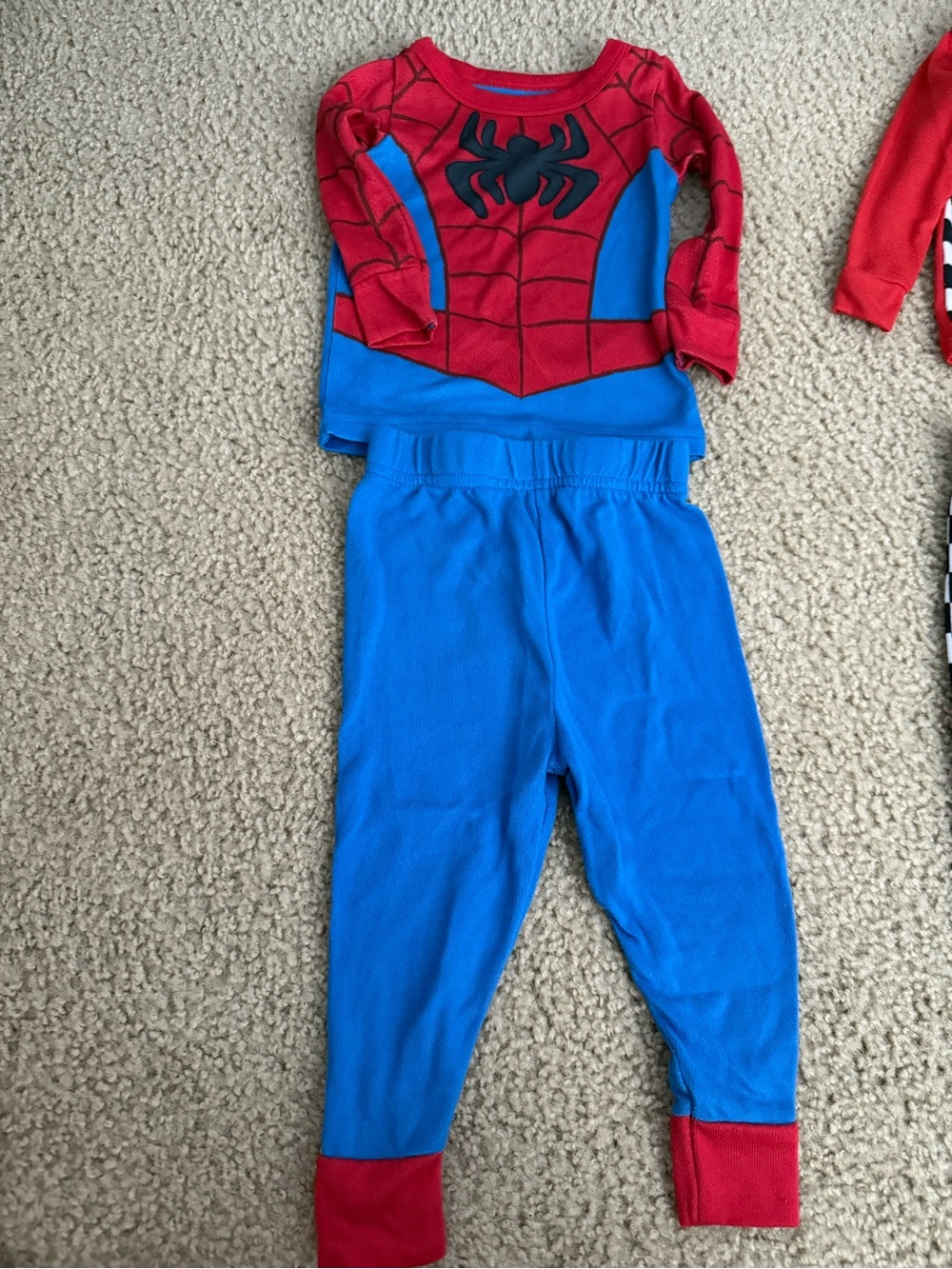 Marvel Spider-Man Red & Blue Kids Pajama Costume Set